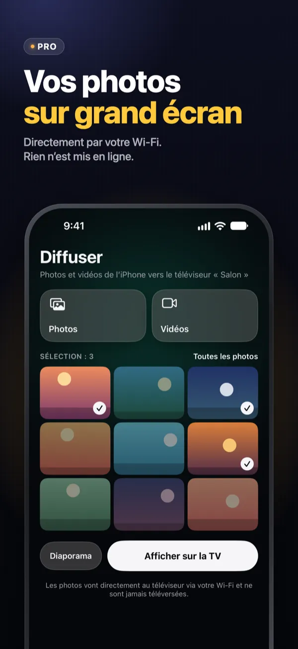 Vos photos sur grand écran — photos et vidéos de l’iPhone sur la télé